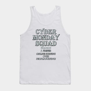 Funny CYBER MONDAY Shirt, Christmas Online Shopping Design Tank Top